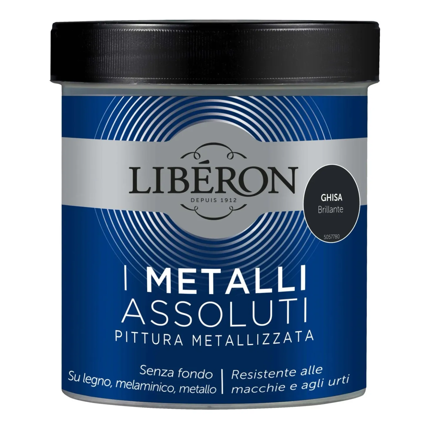 Pittura Metallizzata I Metalli Assoluti Ghisa brillante 0,5 l