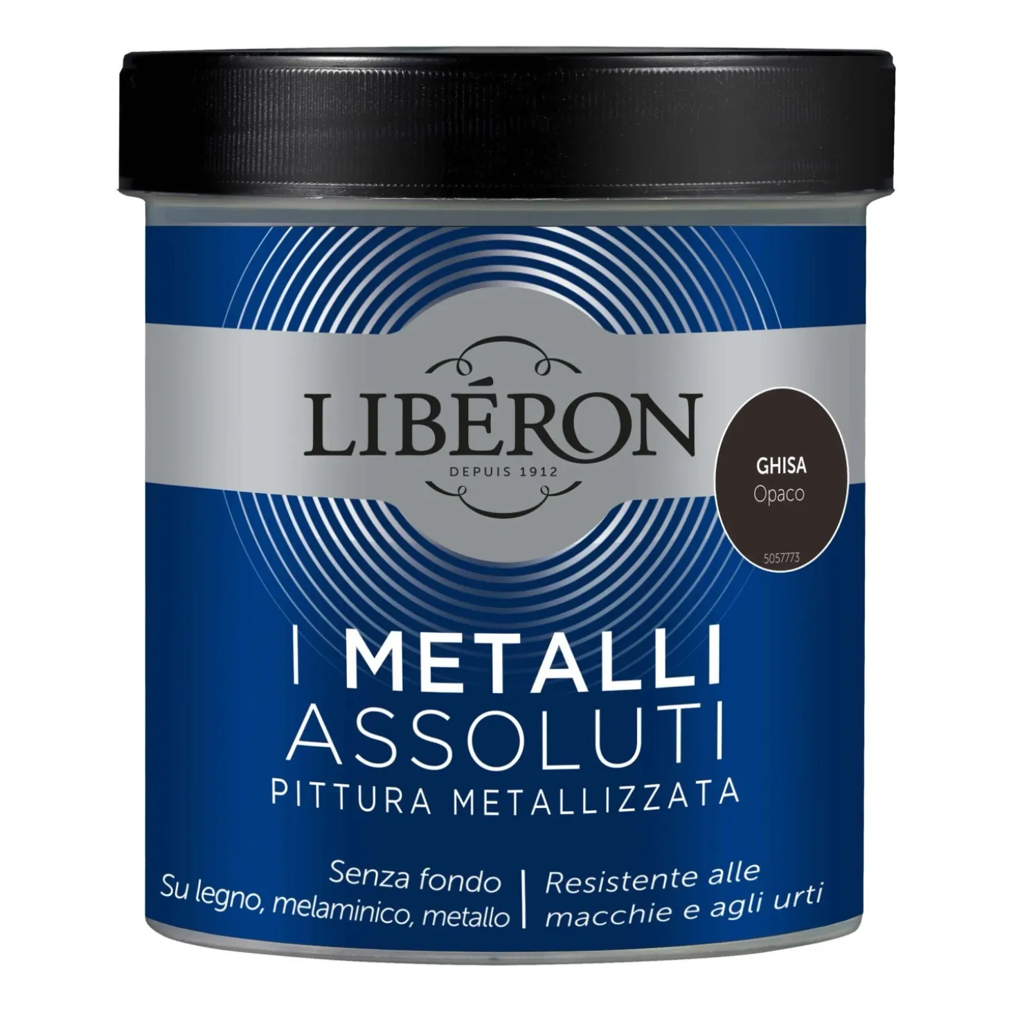 Pittura Metallizzata I Metalli Assoluti Ghisa opaco 0,5 l