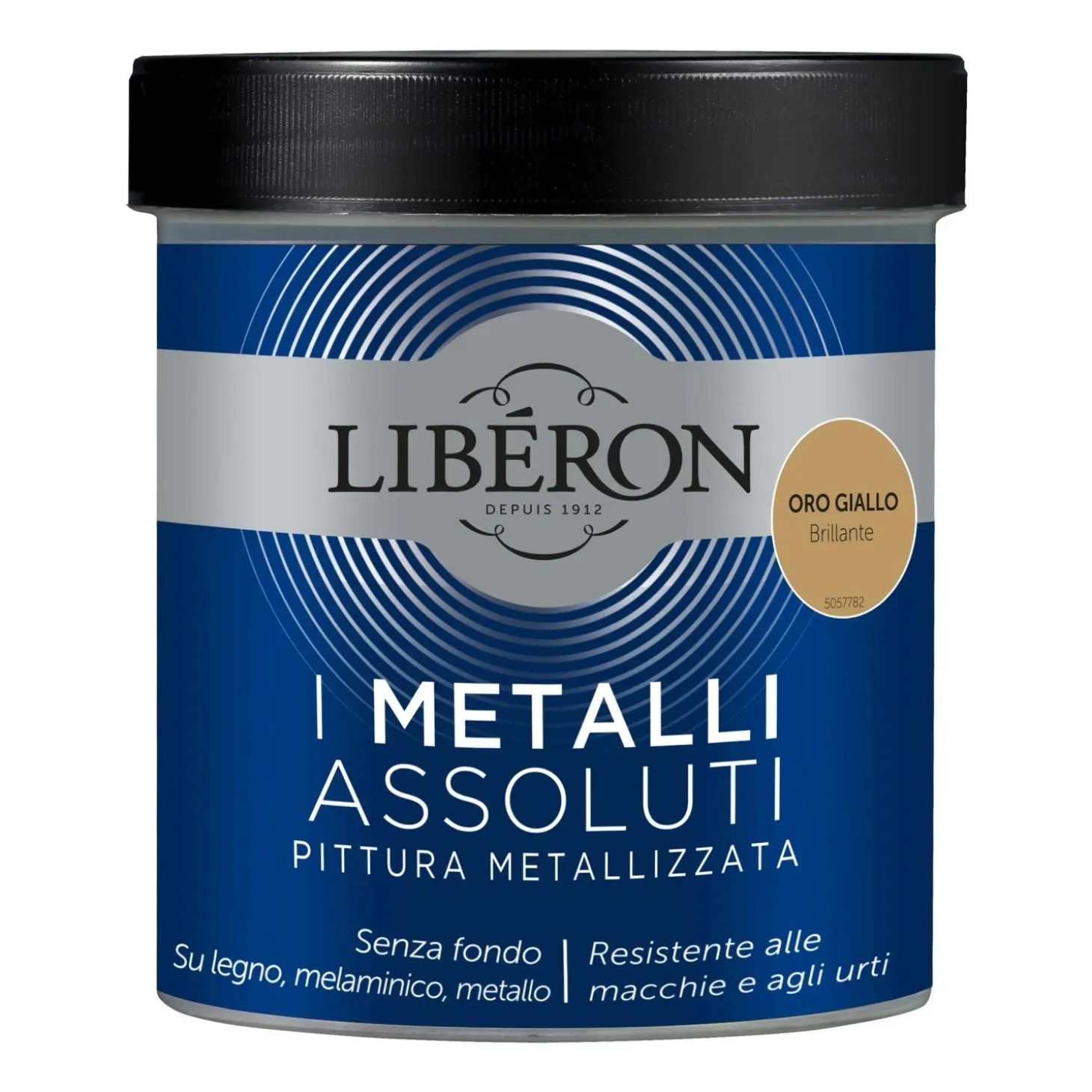 Pittura Metallizzata I Metalli Assoluti Oro-giallo brillante 0,5 l
