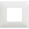 Placca Bticino Matix 2 moduli 96x84 mm bianca