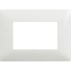 Placca BTicino Matix 3 moduli 84x120 mm bianco