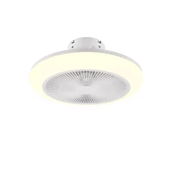 Plafoniera LED con ventilatore cielo stellato Mjolby Ø 45 cm