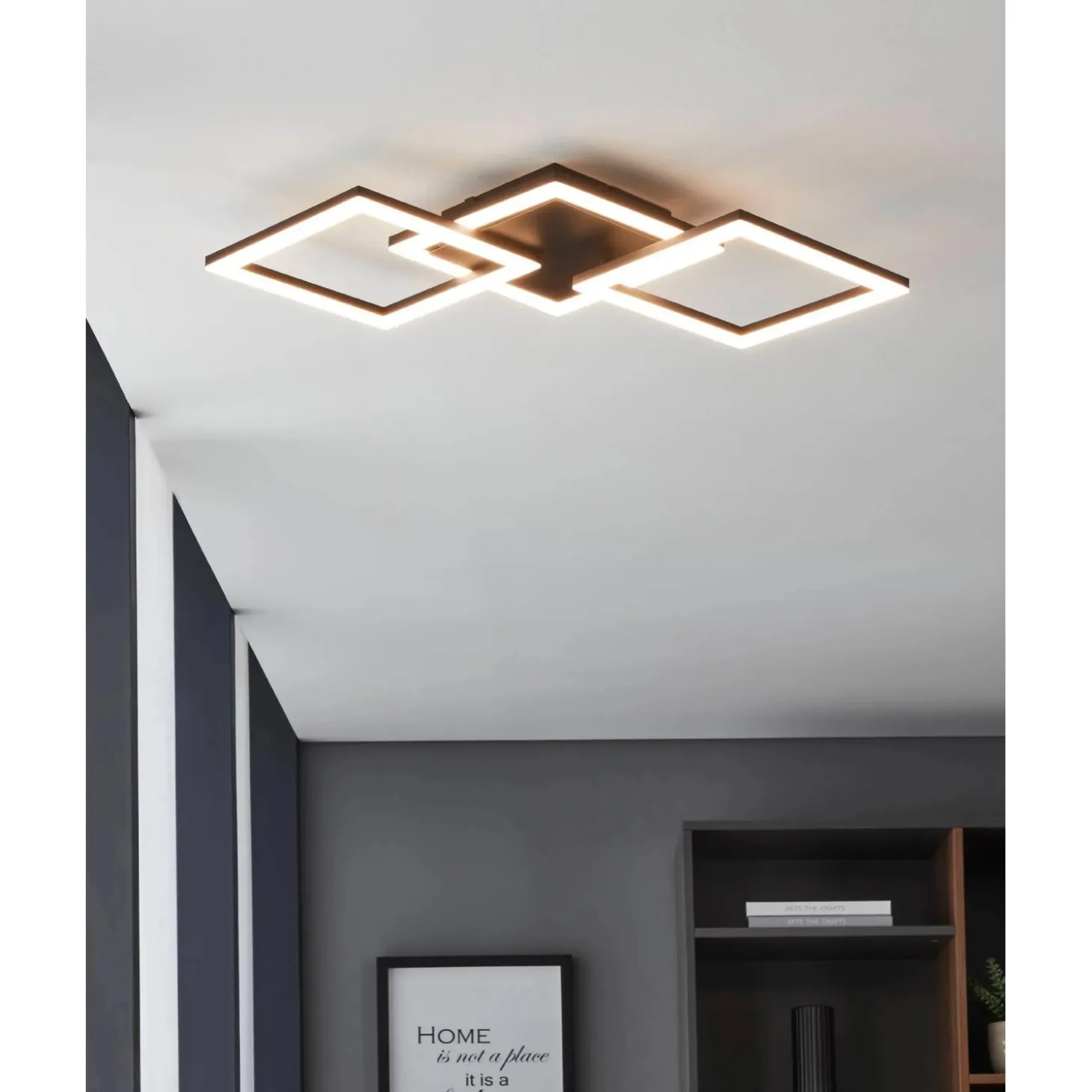 Plafoniera LED Eglo Smart Home Paranday-Z 32,4 W 4000 lm 3545 K 65 cm