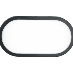 Plafoniera LED Shelly ovale 2500 lm 18x28x9 cm