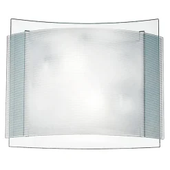 Plafoniera Righe 28x35x17 cm bianco