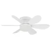 Plafoniera ventilatore LED Eglo Clovelly Ø 52 x 13,5 cm bianco