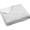 Plaid Mummy con fantasia grigia 130 cm x 160 cm
