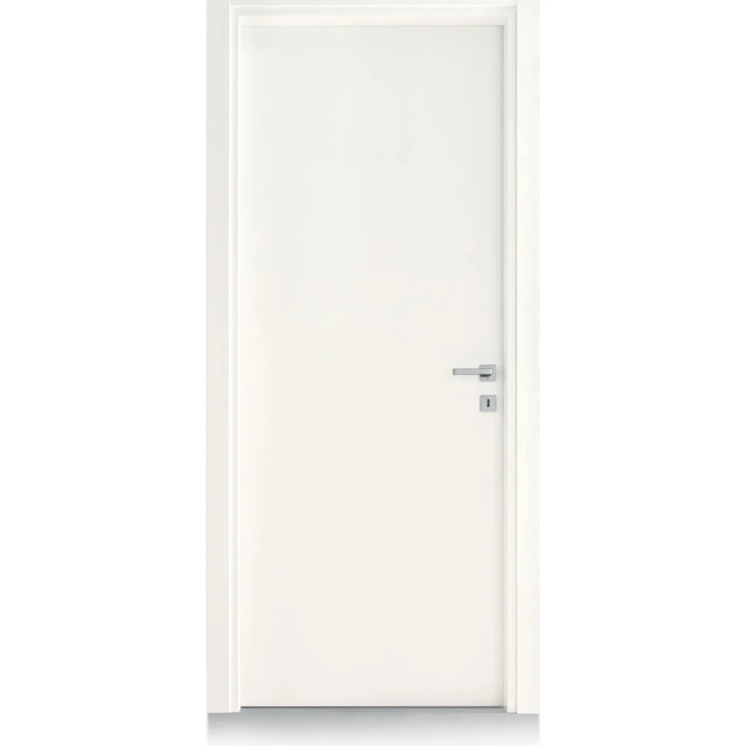 Porta a battente reversibile Sun bianca 80x210 cm