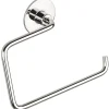 Porta asciugamani ad anello Wind cromo