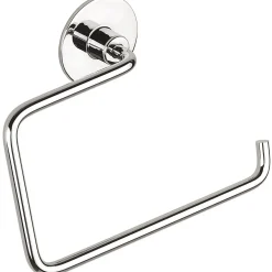 Porta asciugamani ad anello Wind cromo