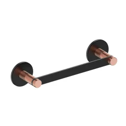 Porta asciugamani Astral nero/rame 30 cm