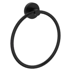 Porta asciugamani da parete Idrostile 180x200 mm Nero