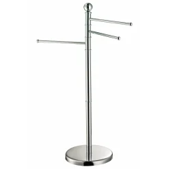 Porta asciugamani da terra Saria OBI H 90 cm cromo