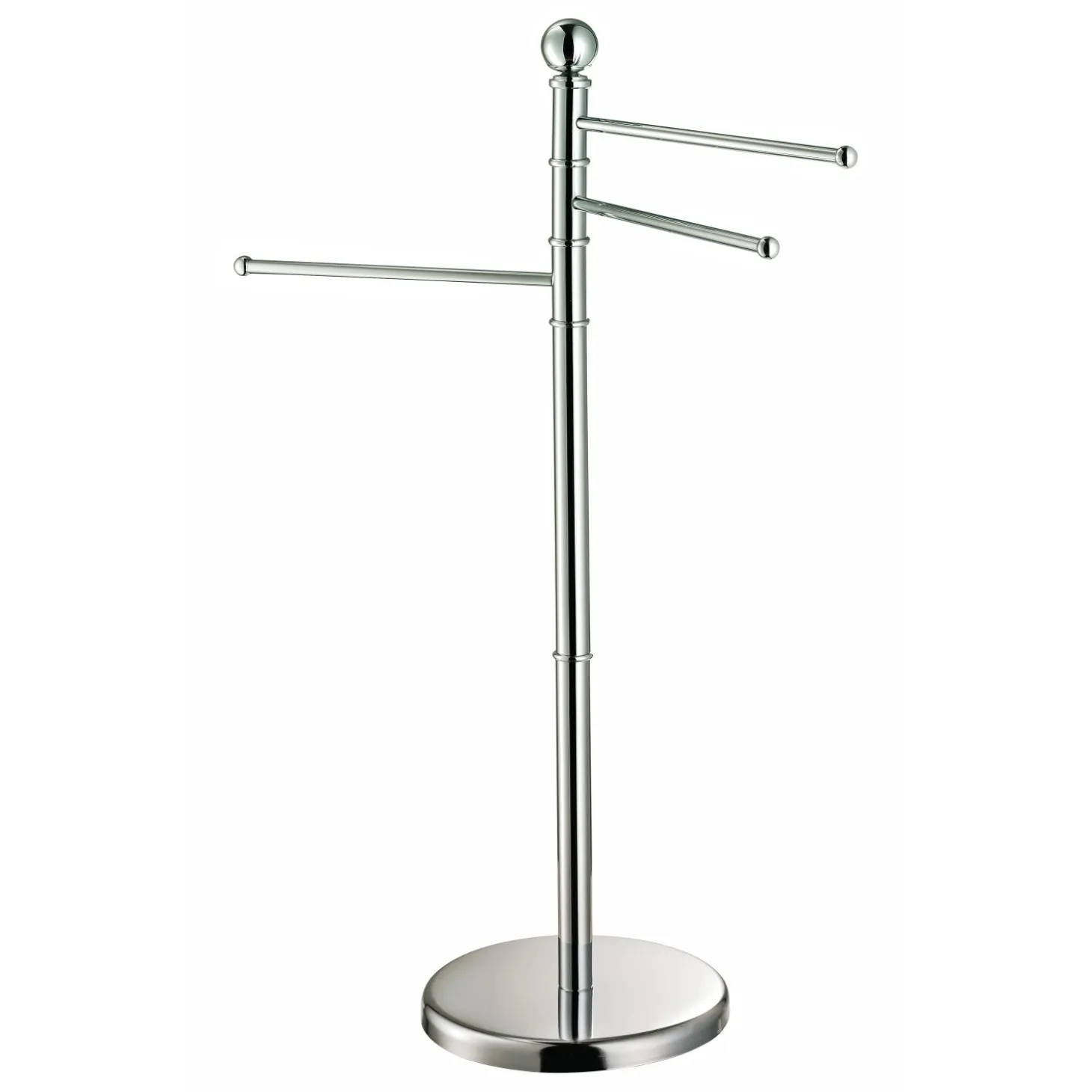 Porta asciugamani da terra Saria OBI H 90 cm cromo
