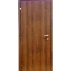 Porta battente reversibile Badia noce 210x70 cm