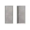 Porta battente reversibile Bormio cemento 80x210 cm