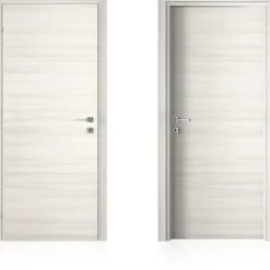 Porta battente reversibile Bormio Olmo 210x80 cm