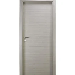 Porta battente reversibile Jazz palissandro 210x80 cm