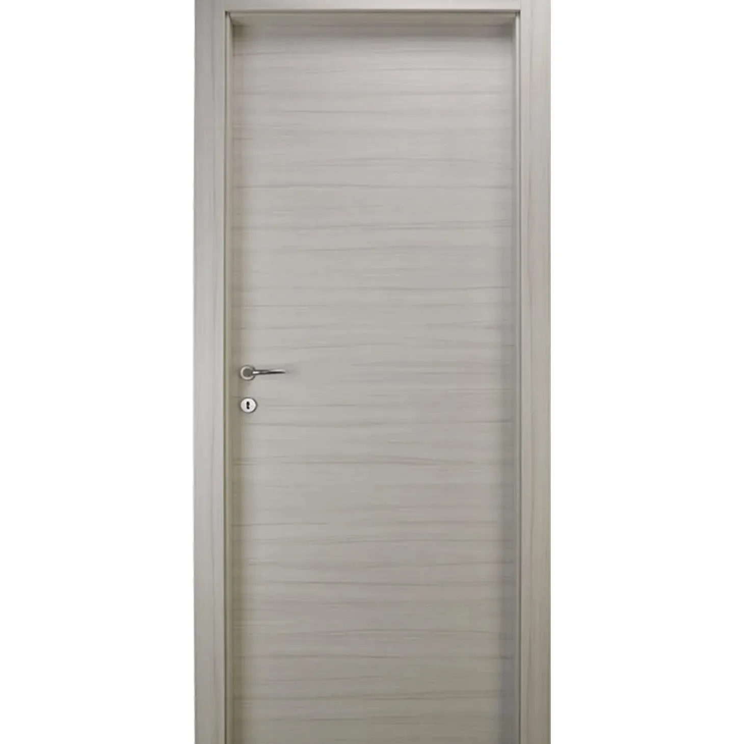 Porta battente reversibile Jazz palissandro 210x80 cm