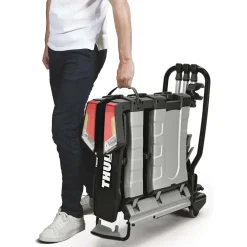 Portabici da gancio traino EasyFold XT 3 bici 13 poli