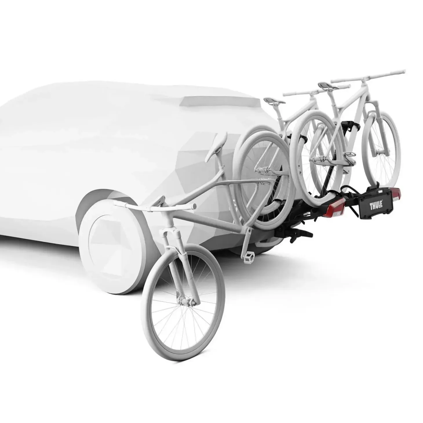 Portabici da gancio traino Outpace 3 bici 13 poli