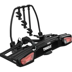 Portabici da gancio traino VeloSpace XT 3 bici 13 poli nero