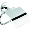 Porta carta igienica con coperchio One Duo cromo