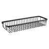 Portaoggetti doccia Idrostile 392x60 mm Nero