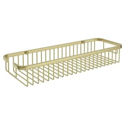 Portaoggetti doccia Idrostile 392x60 mm Oro spazzolato