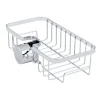Porta oggetti per asta doccia Floresta in acciaio inossidabile rettangolare