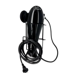 Porta phon Bestlock in metallo laccato nero