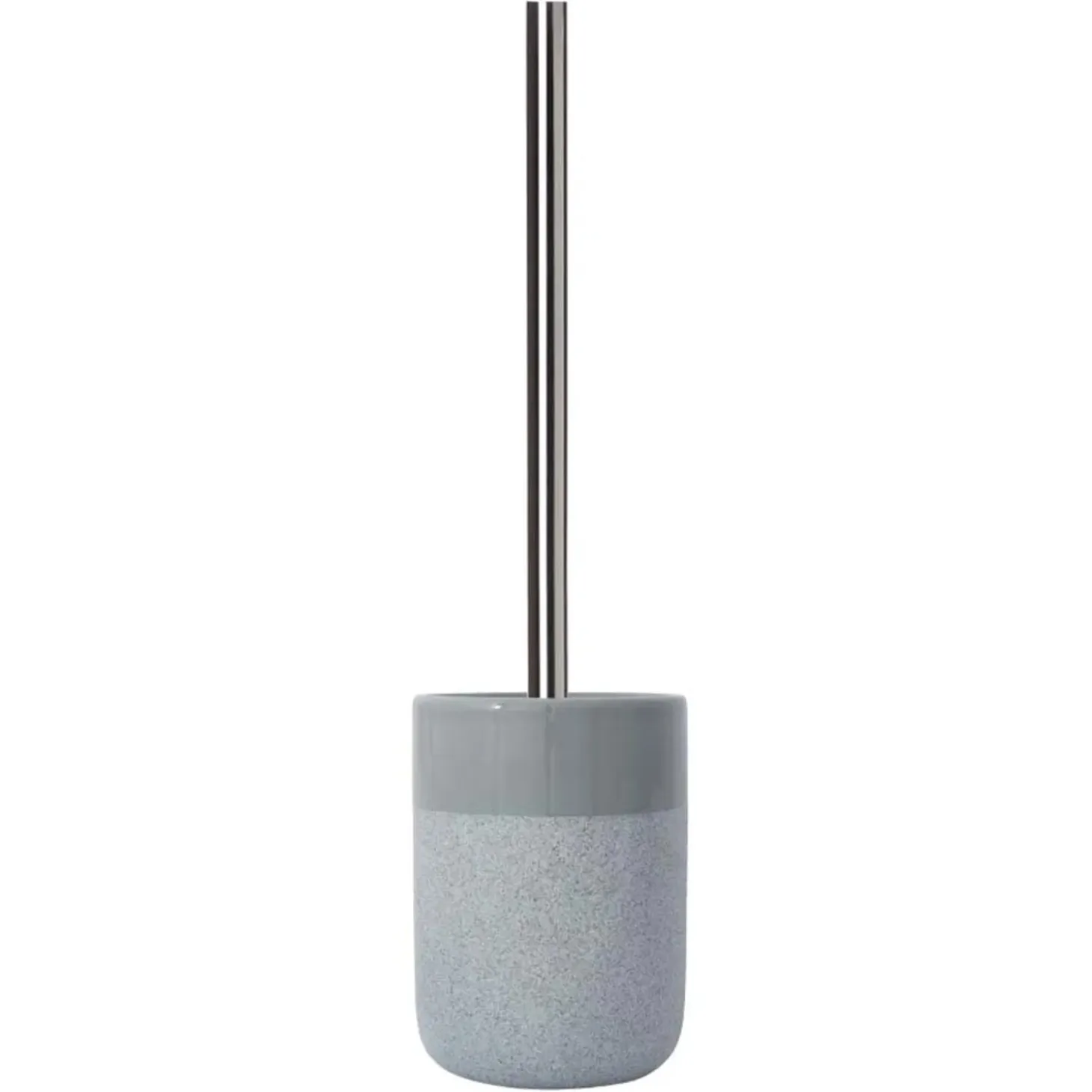 Portascopino in ceramica Rock grigio