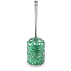 Portascopino bagno Caribe H 30 cm verde