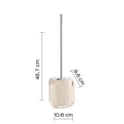 Portascopino bagno Chanelle H 45,7 cm tortora chiaro