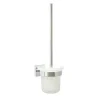 Portascopino bagno Ekkro EK221 H 39 cm cromato