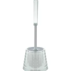 Portascopino bagno Glady H 37 cm trasparente