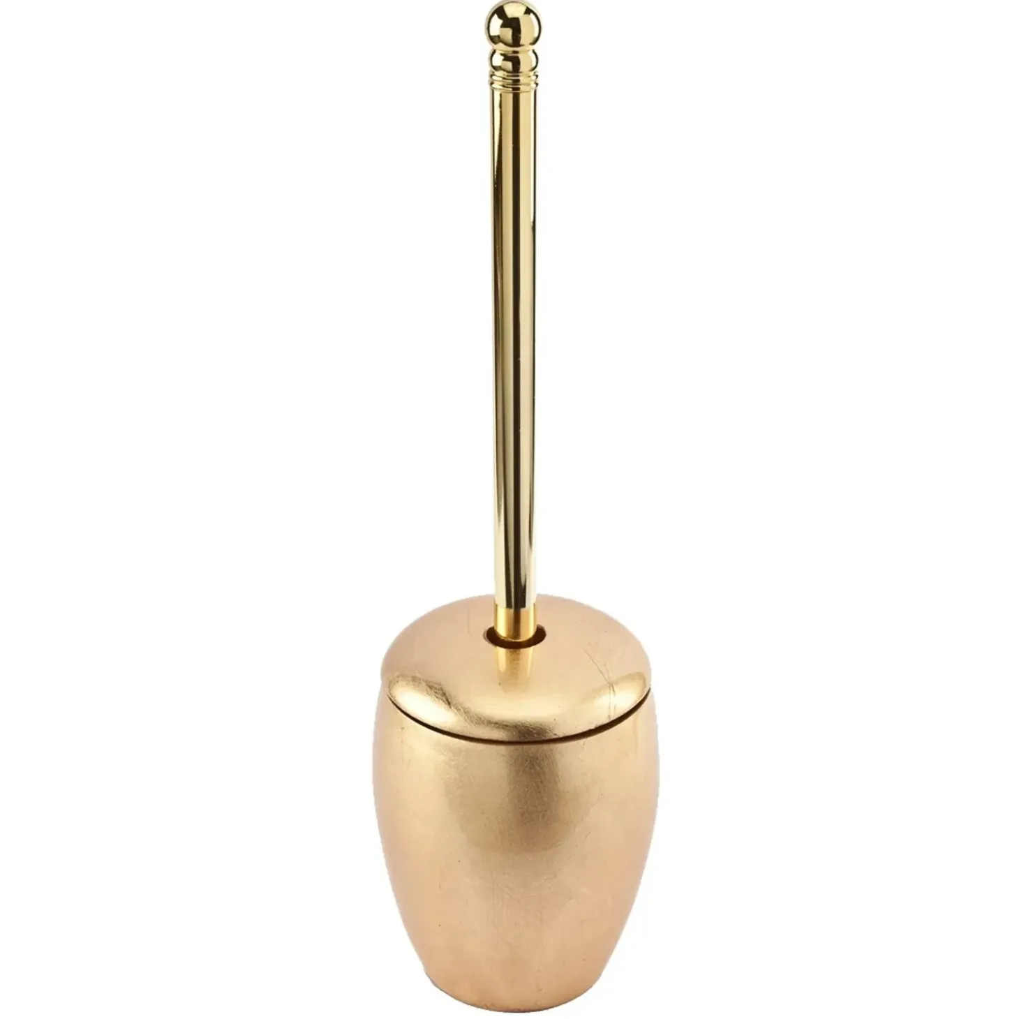 Portascopino bagno Gold H 35 cm oro