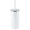 Portascopino bagno Ivory H 33 cm bianco cromato