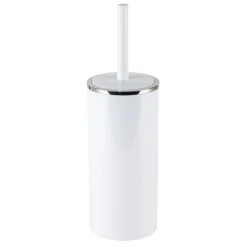 Portascopino bagno Ivory H 33 cm bianco cromato