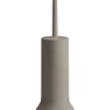 Portascopino bagno Peter H 41 cm tortora