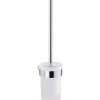 Portascopino bagno Pirenei H 36,5 cm cromato