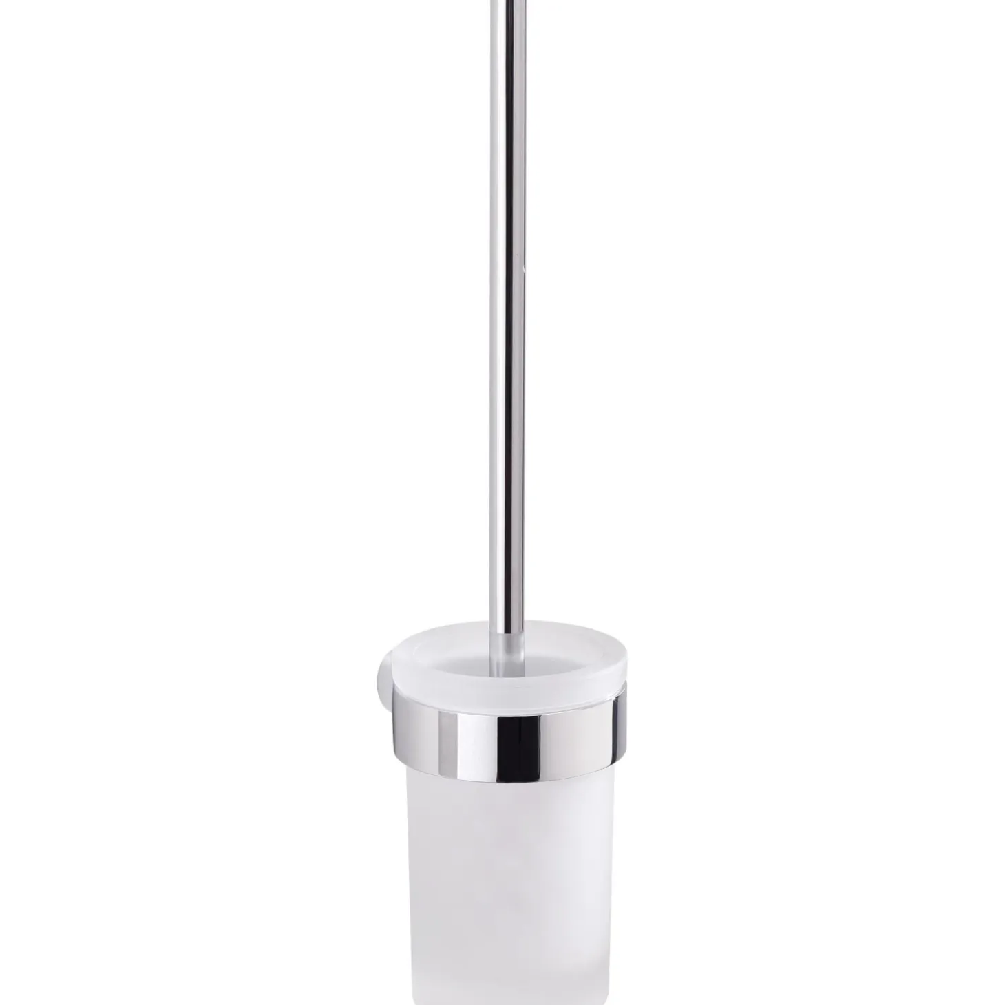 Portascopino bagno Pirenei H 36,5 cm cromato