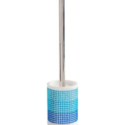 Portascopino bagno Princess H 34 cm blu