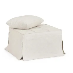 Pouff letto 1p Barney grigio chiaro