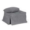 Pouff letto 1p Barney grigio scuro