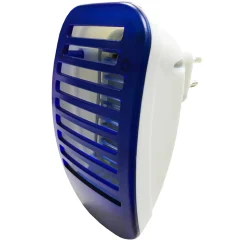Presa antizanzare LED 2 W 12,5x7x10,5 cm blu/bianco