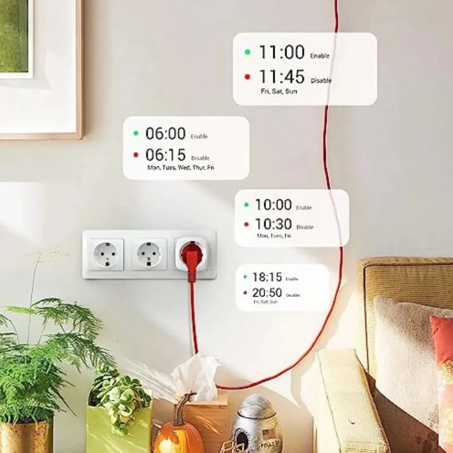 Presa smart Ezviz T30B Smart Home con controllo consumi
