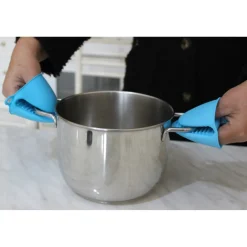 Presine in silicone azzurro 2 pz