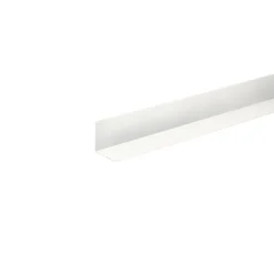Profilo angolare a L 1 m 30x30 mm in pvc bianco opaco