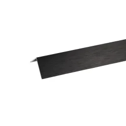 Profilo angolare a L 2 m 20x10 mm nero spazzolato